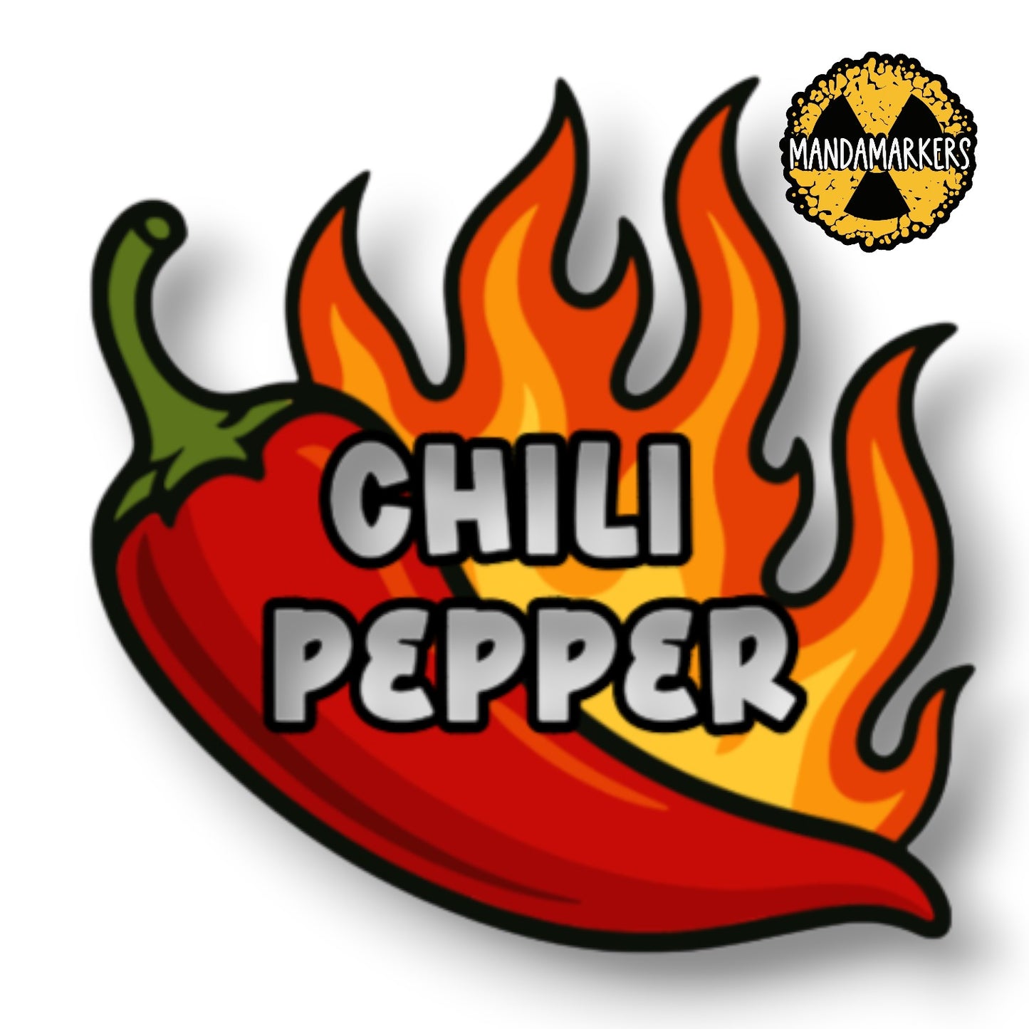 Mexican Food Xray Markers Customized with Initials on the Back