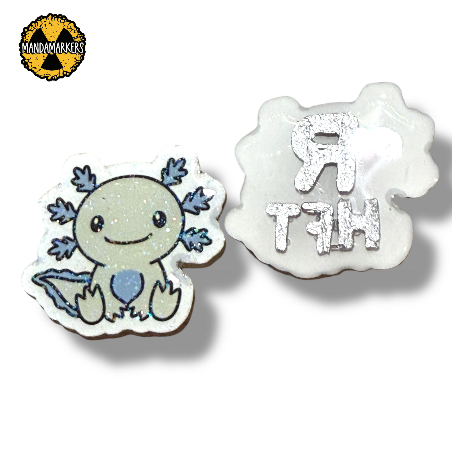 Xray Markers Axolotl with Sparkles and 2-3 Initials