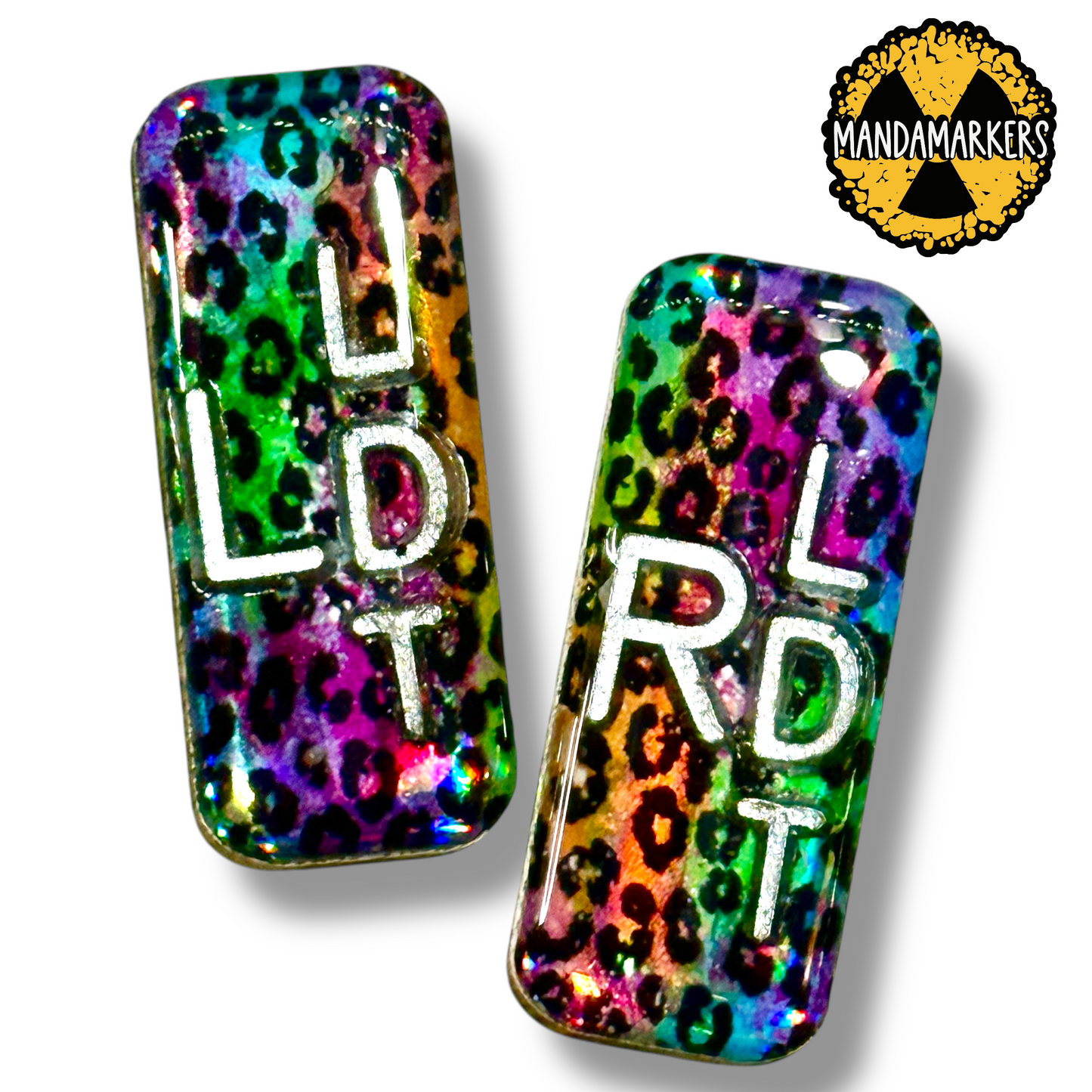 Candy Leopard Skinny Xray Markers