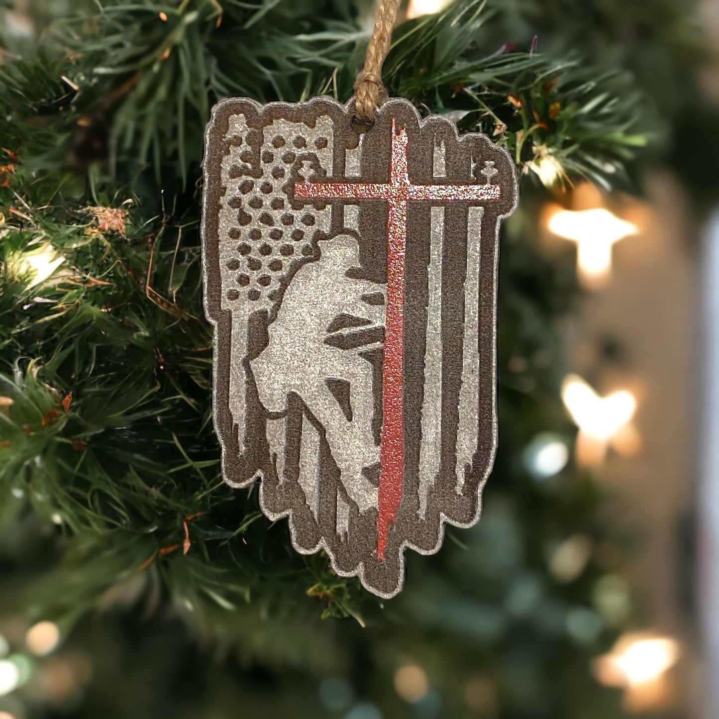 Lineman Christmas Ornament