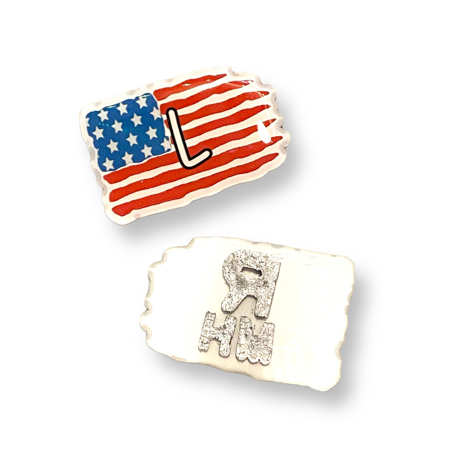Xray Markers American Flag Customized with Initials