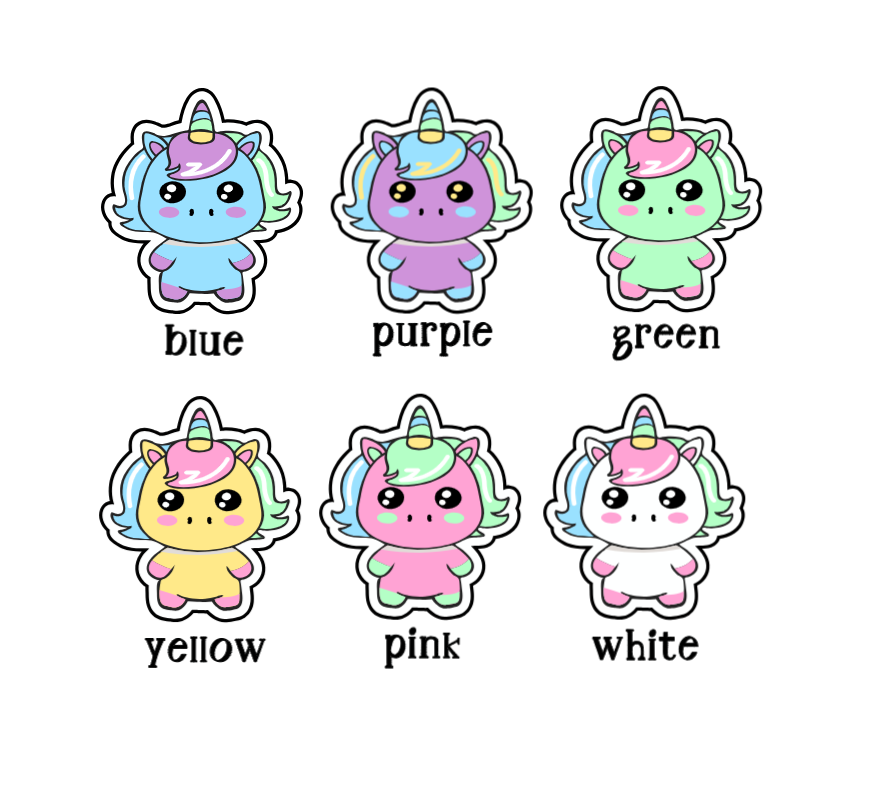 Xray Markers Kawaii Unicorn Sparkle