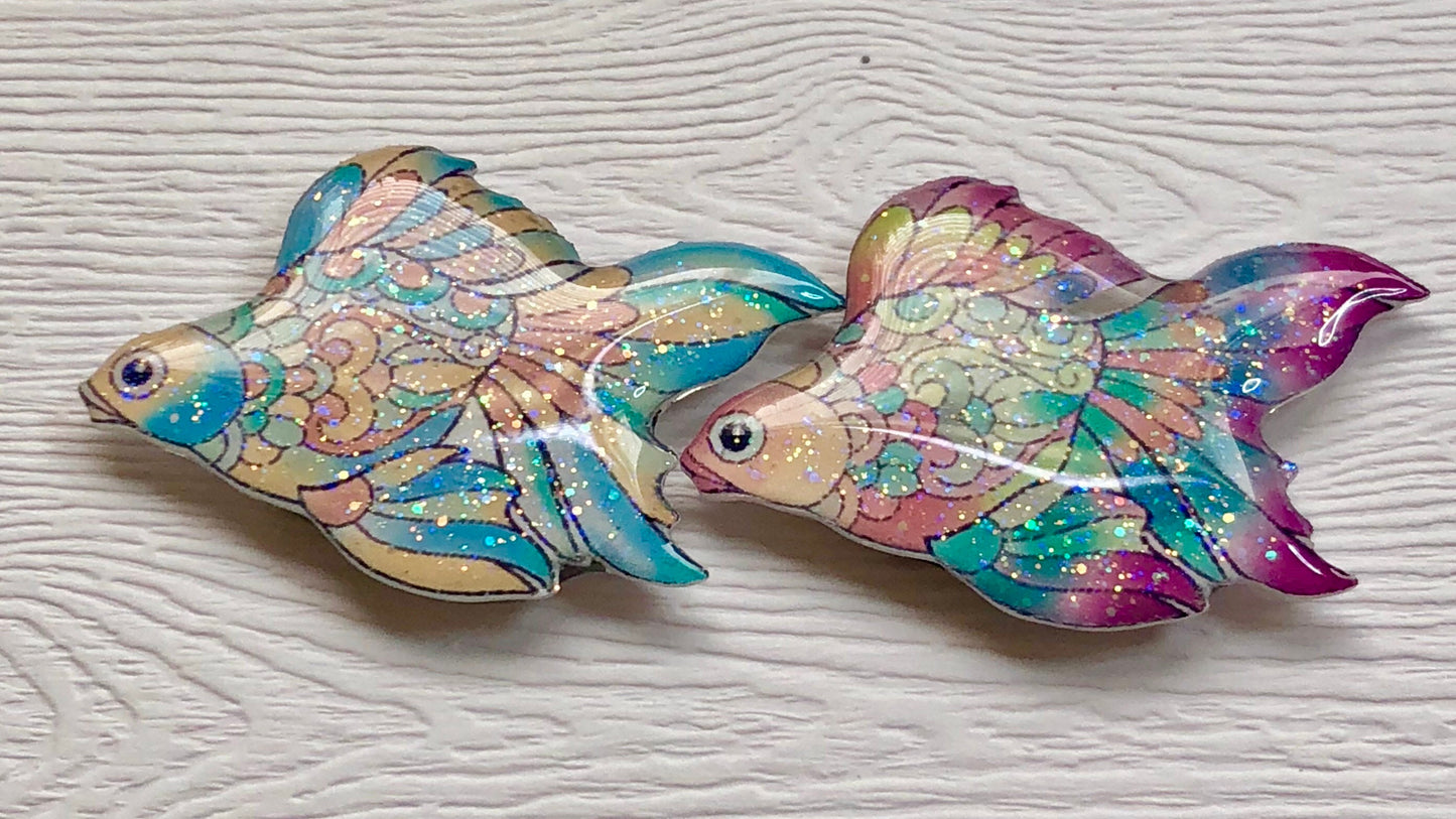 Xray Markers Glittery Watercolor Beta Fish