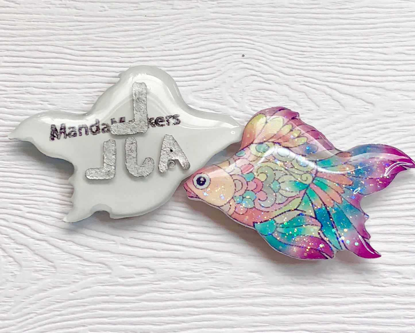 Xray Markers Glittery Watercolor Beta Fish