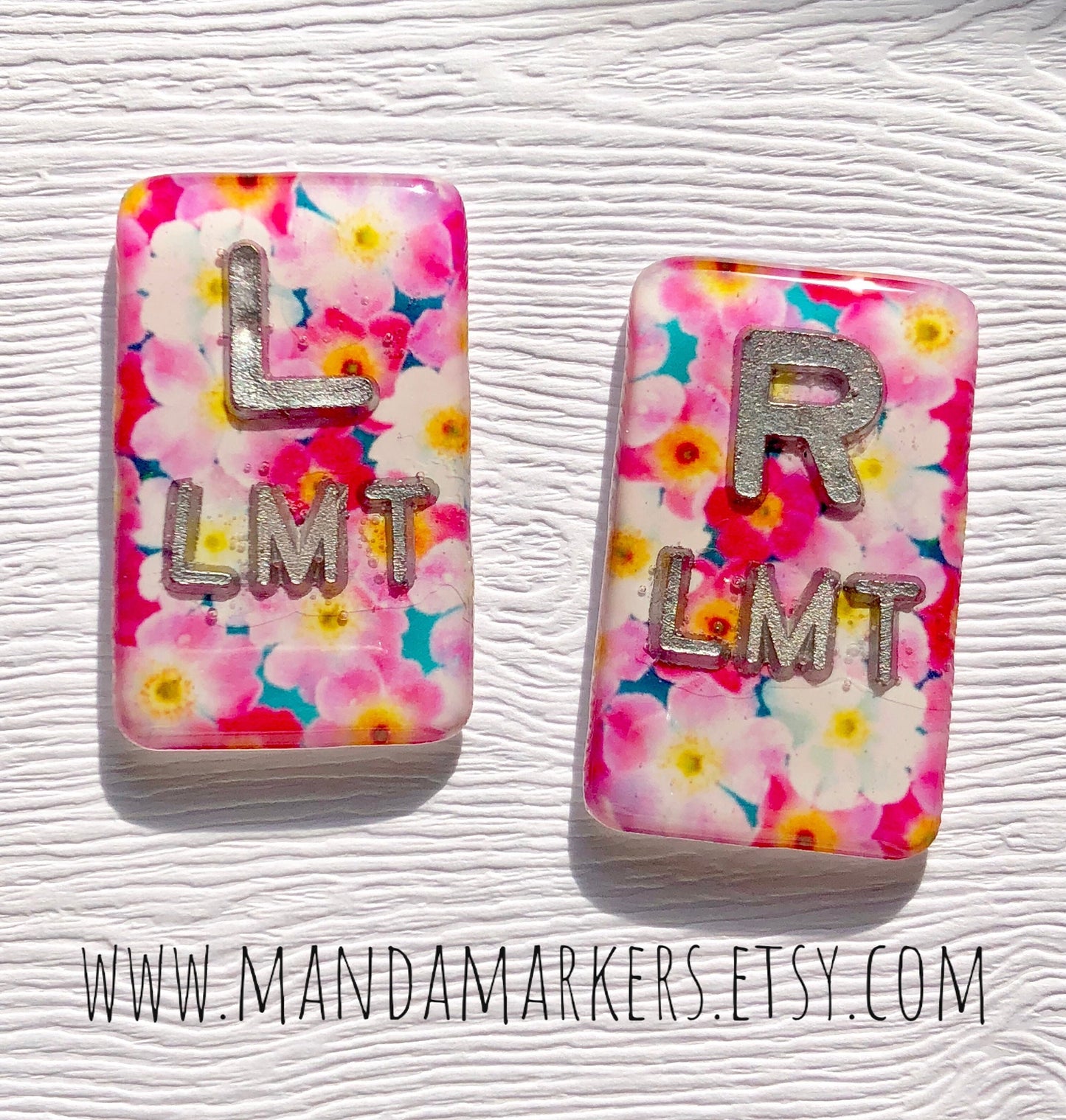 Xray Markers Pink Floral