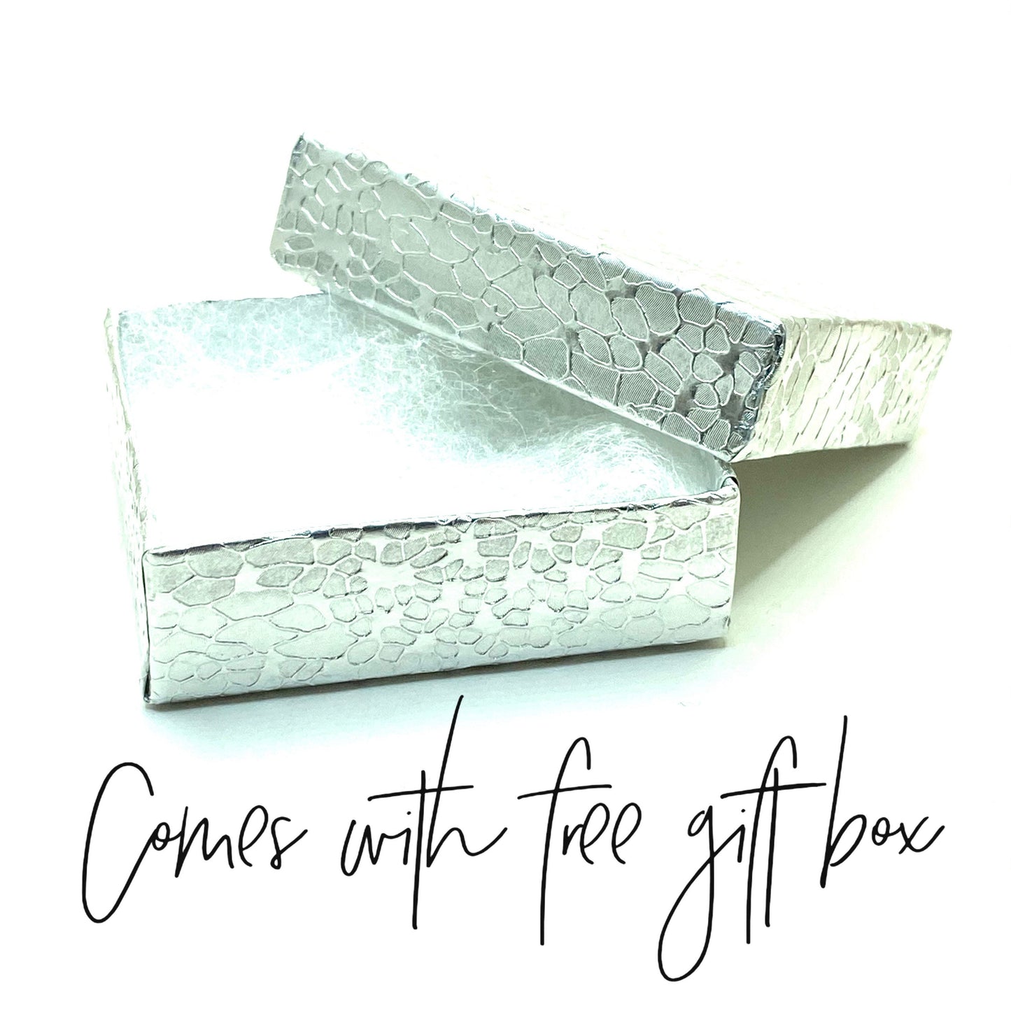 Xray Skull Wooden Earrings with Sterling Silver Studs Hypoallergenic