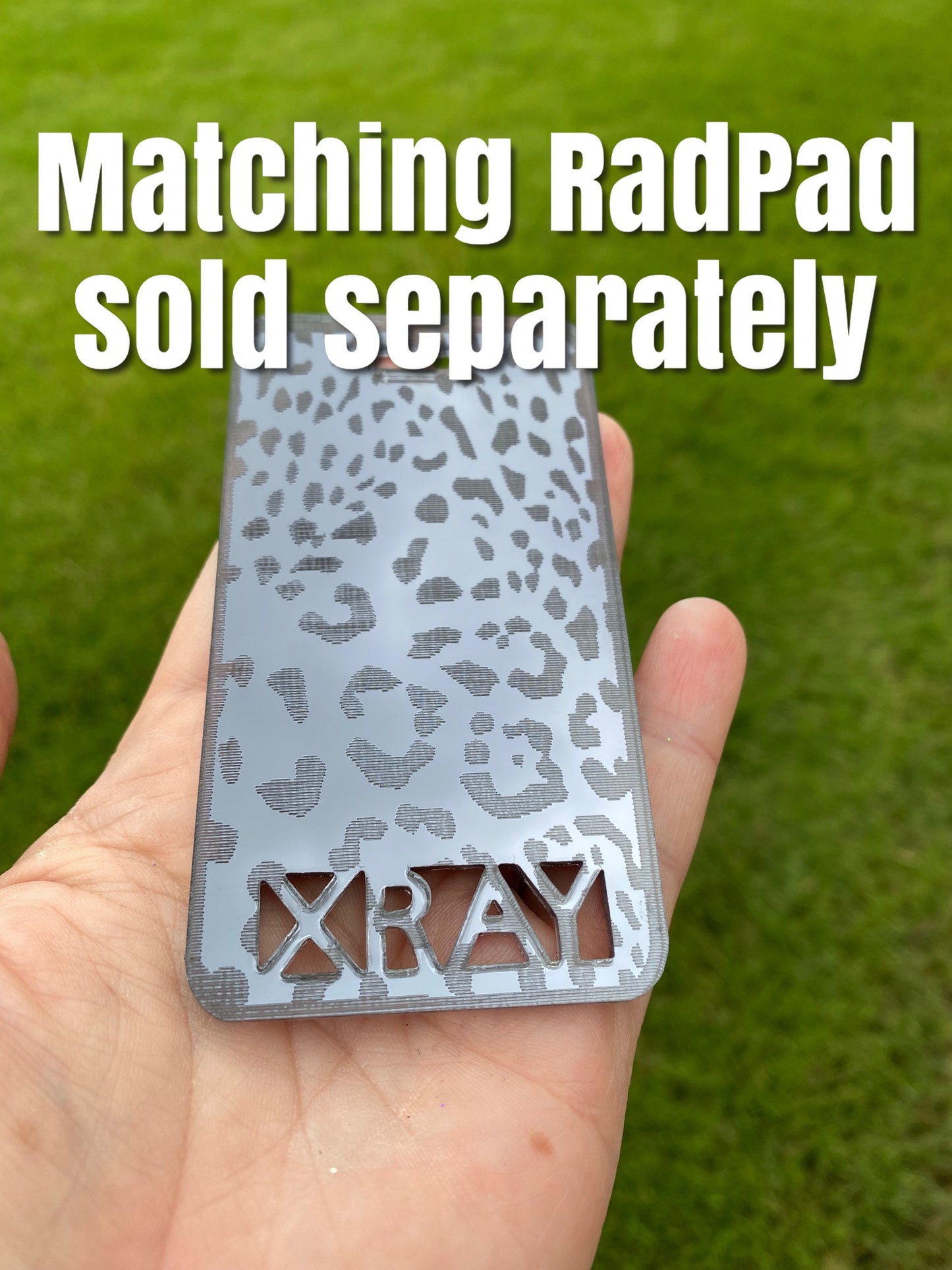 badge Reel Rose Gold Heart Leopard