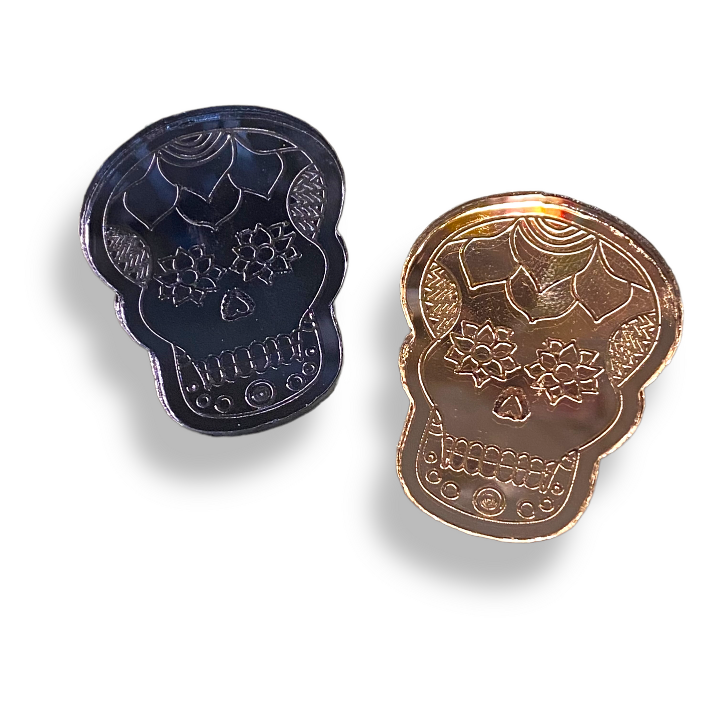 Xray Markers Mirrored Shiny Sugar Skulls