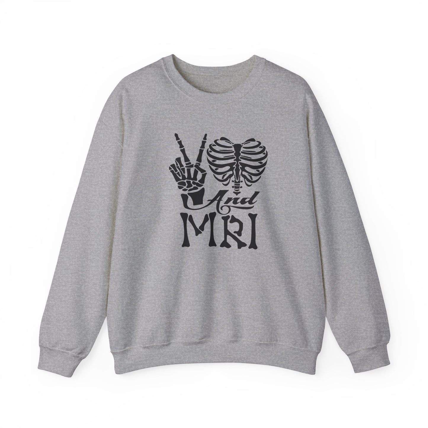 Peace, Love, and MRI Crewneck Sweatshirt