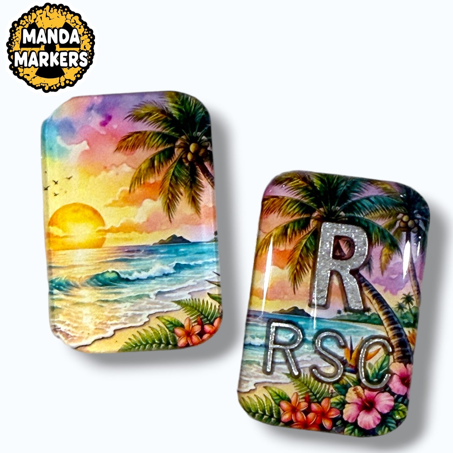 Beach Xray Markers for with up to 3 Initials