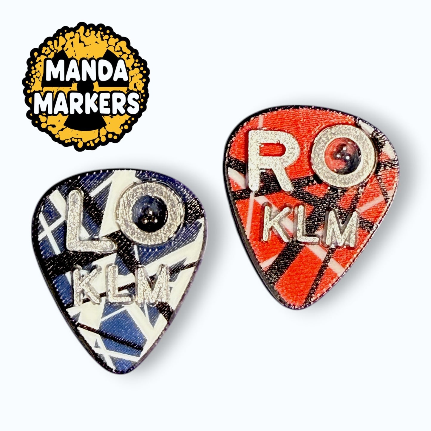 Guitar Pick Xray Markers with BB