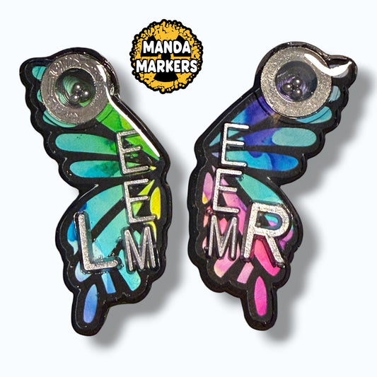 Butterfly BB Markers with Initials