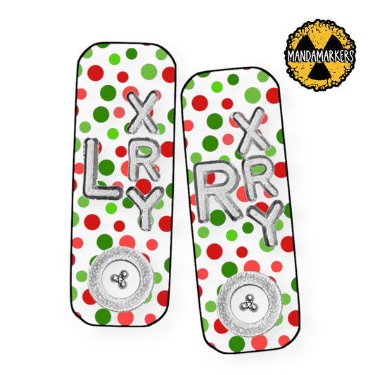 Christmas Polka Dot Xray Markers with BB