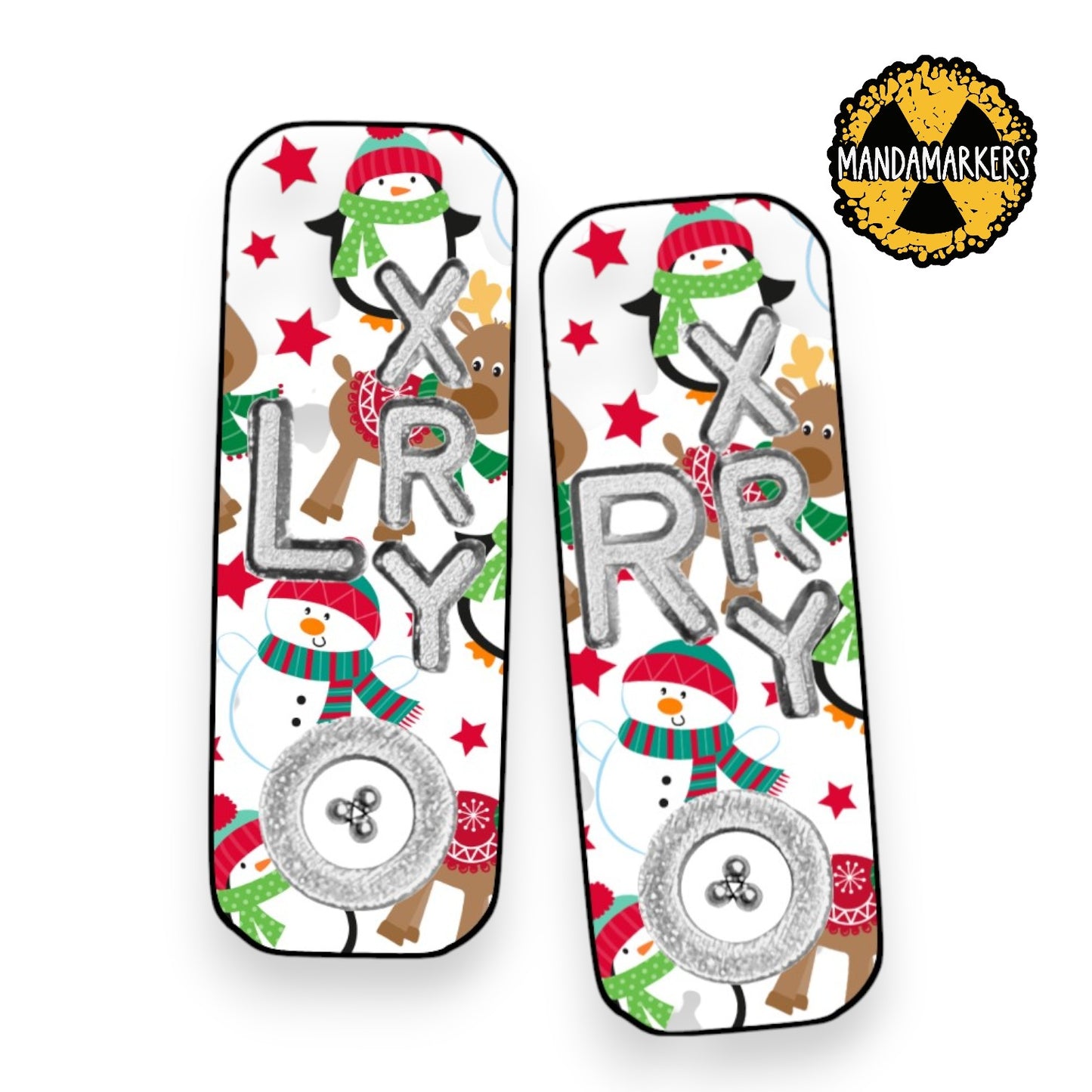 Christmas Snowman Penguin Xray Markers with BB