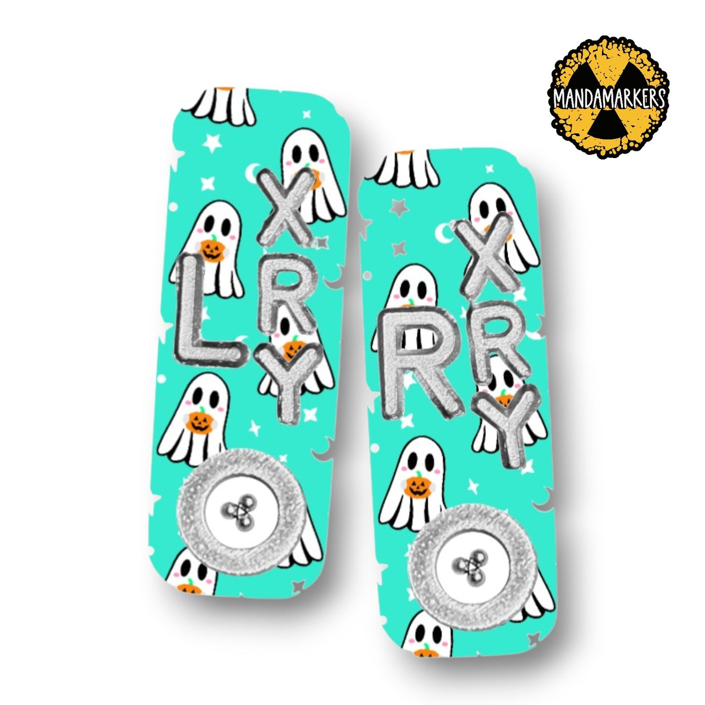 Halloween Mint Ghost Xray Markers with BB