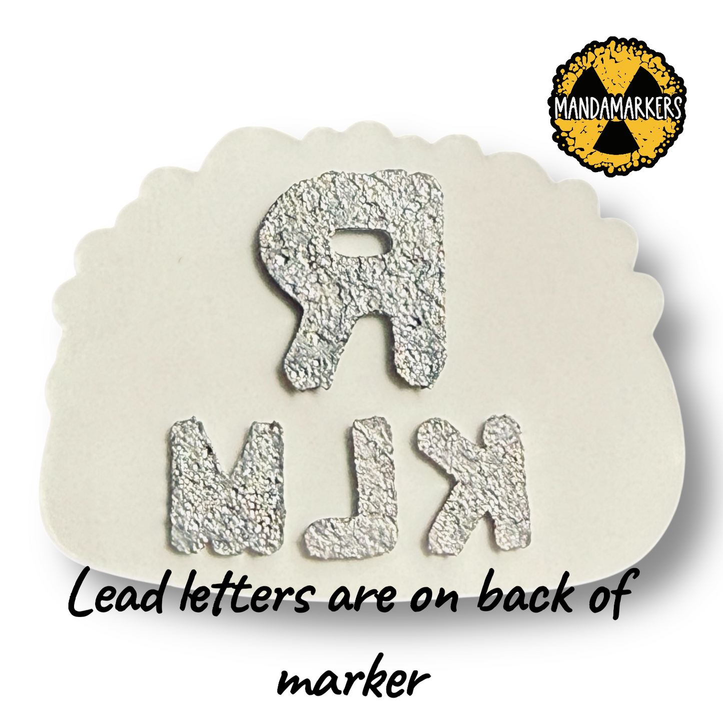 Mexican Food Xray Markers Customized with Initials on the Back