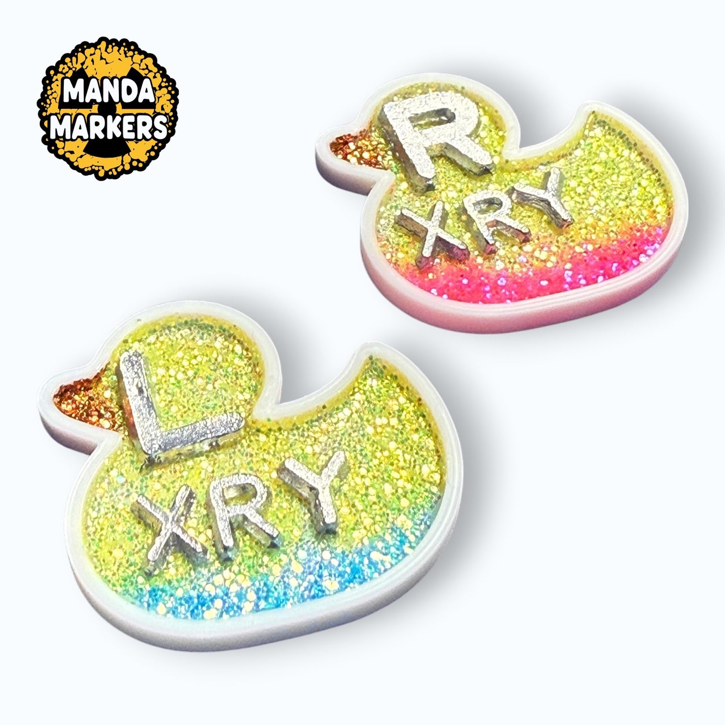 Rubber Ducky X-Ray Markers with 2-3 Initials