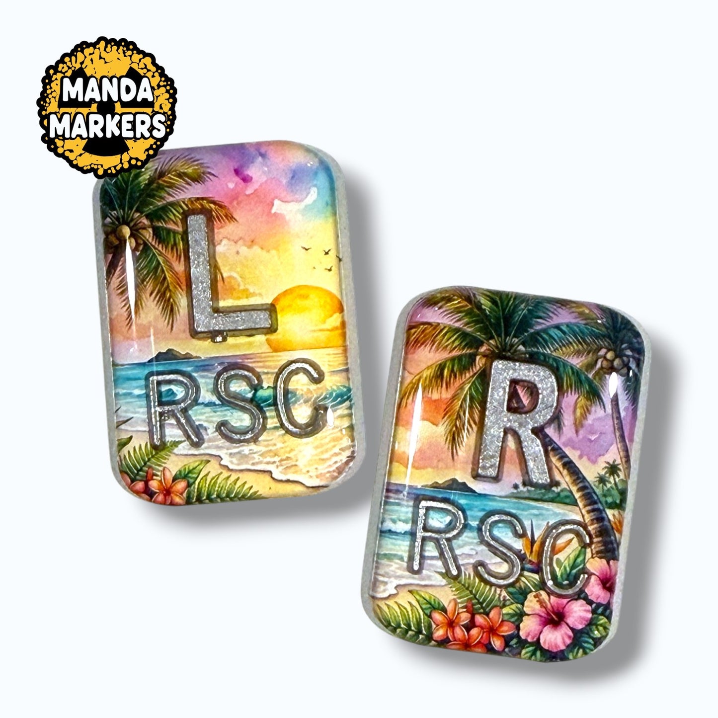 Beach Xray Markers for with up to 3 Initials
