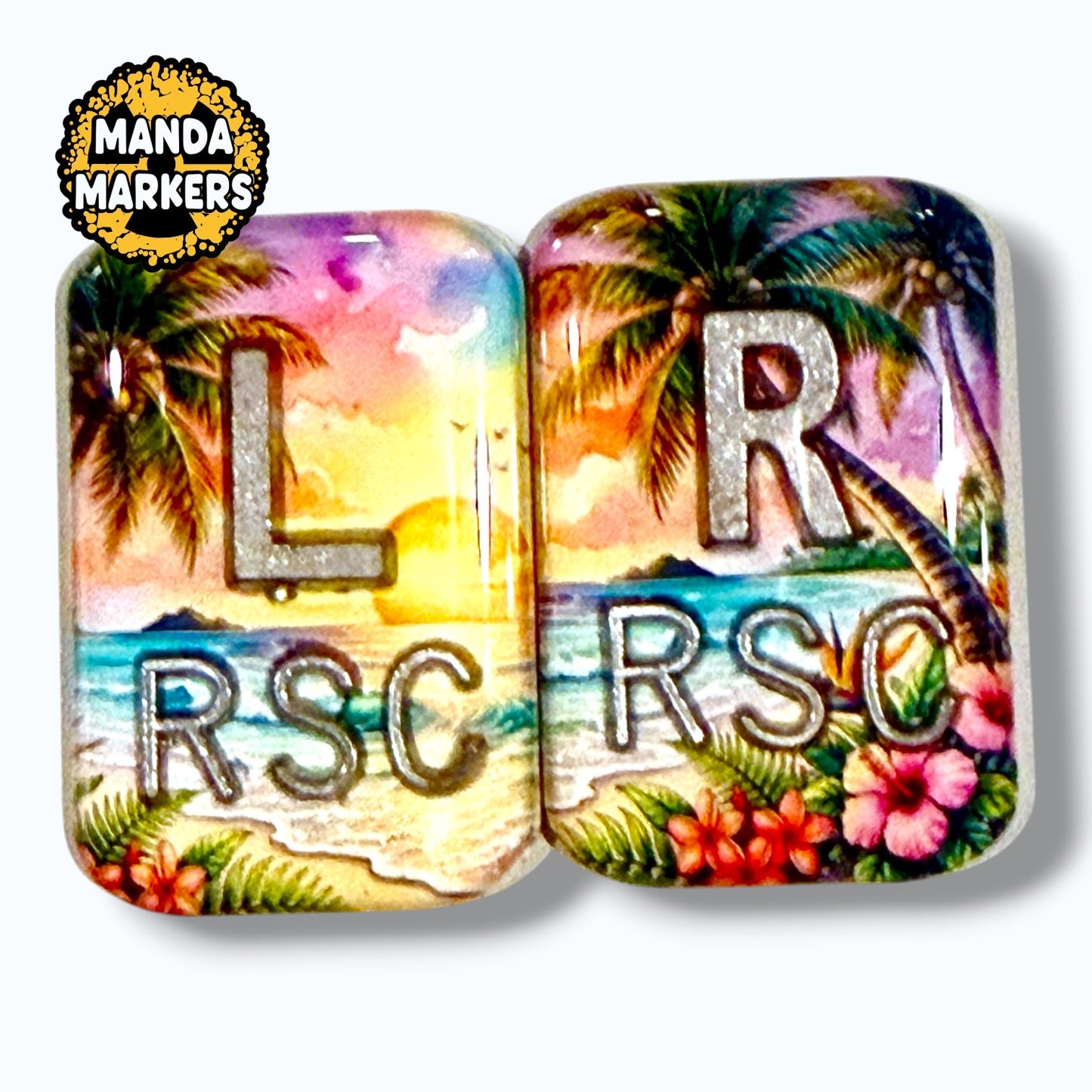 Beach Xray Markers for with up to 3 Initials