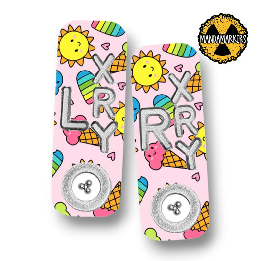 Summer Sun and Ice Cream Xray Markers with BB