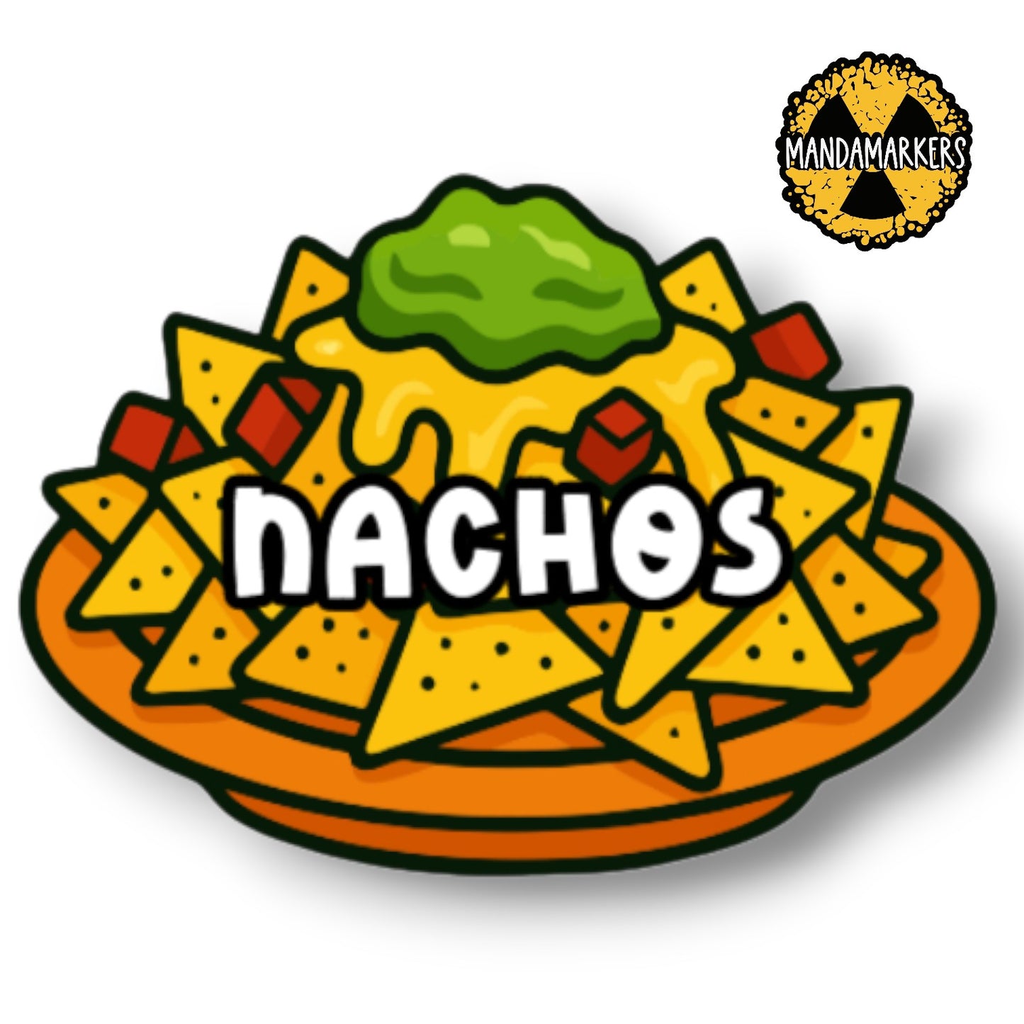 Mexican Food Xray Markers Customized with Initials on the Back