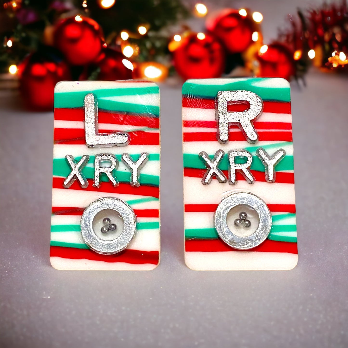 Christmas Candy Shorty BB Position Bead Xray Markers