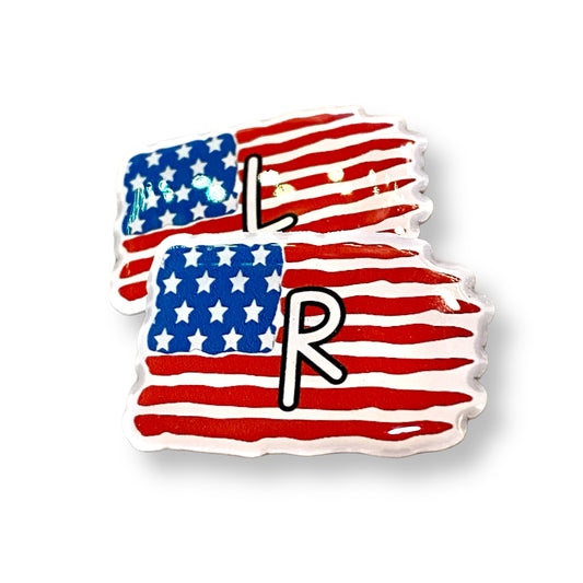 Xray Markers American Flag Customized with Initials