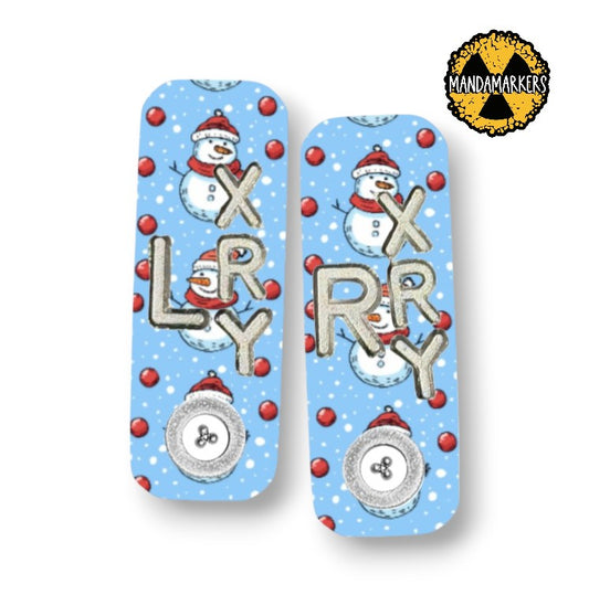 Christmas Snowman Xray Markers with BB