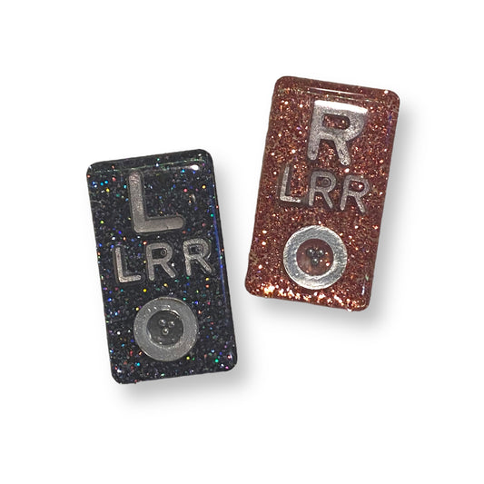 Xray Markers Shorty Style with BB’s in Rose Gold and Black Glitter