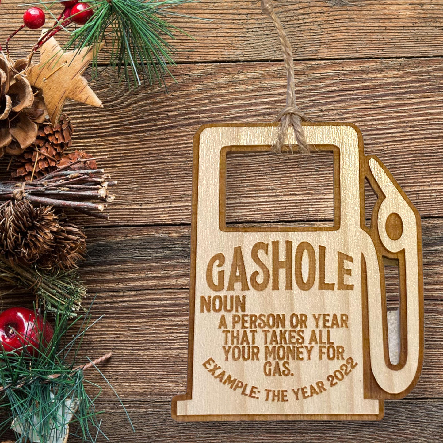Gashole Christmas Ornament