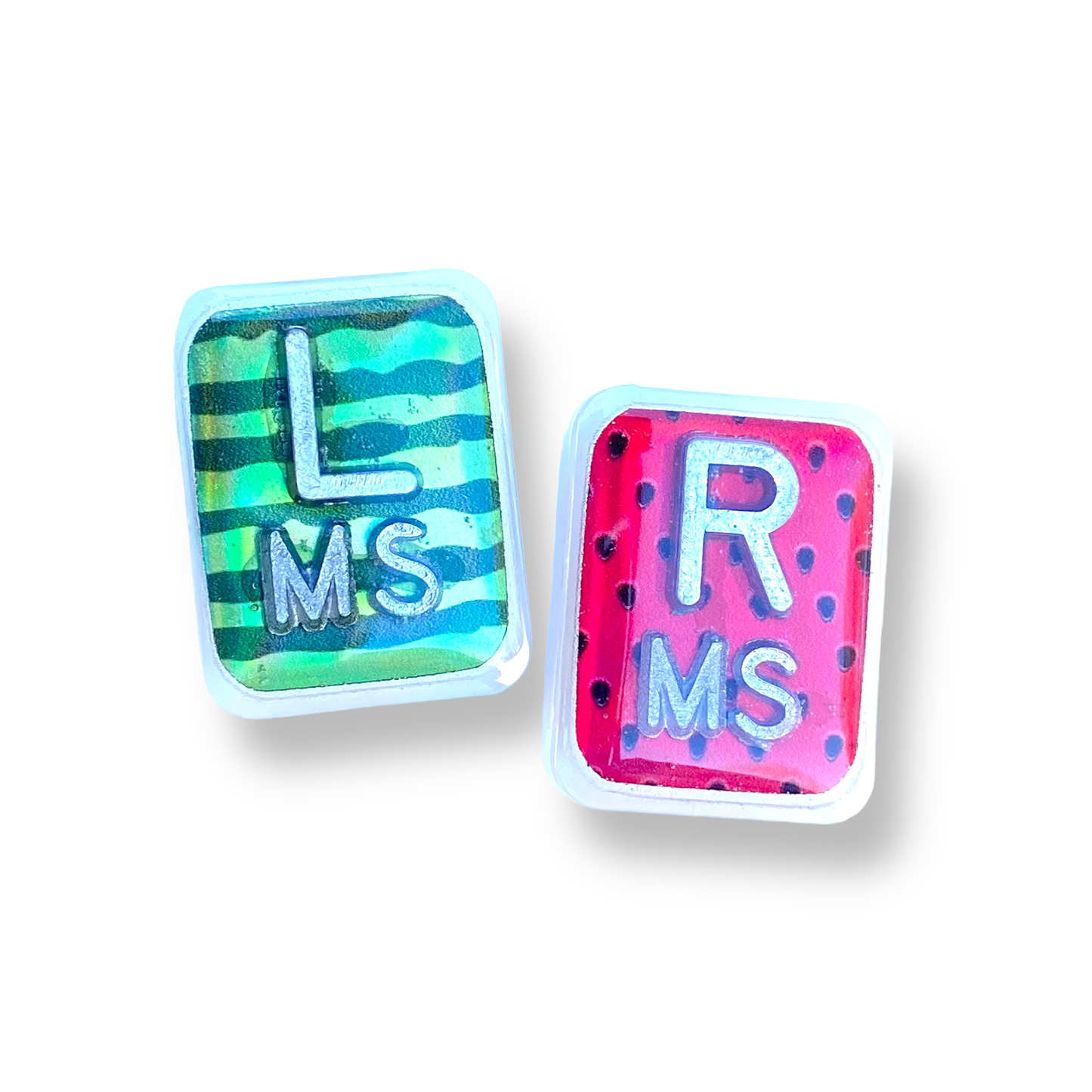 Watermelon Holographic Xray Markers Customized with Lead