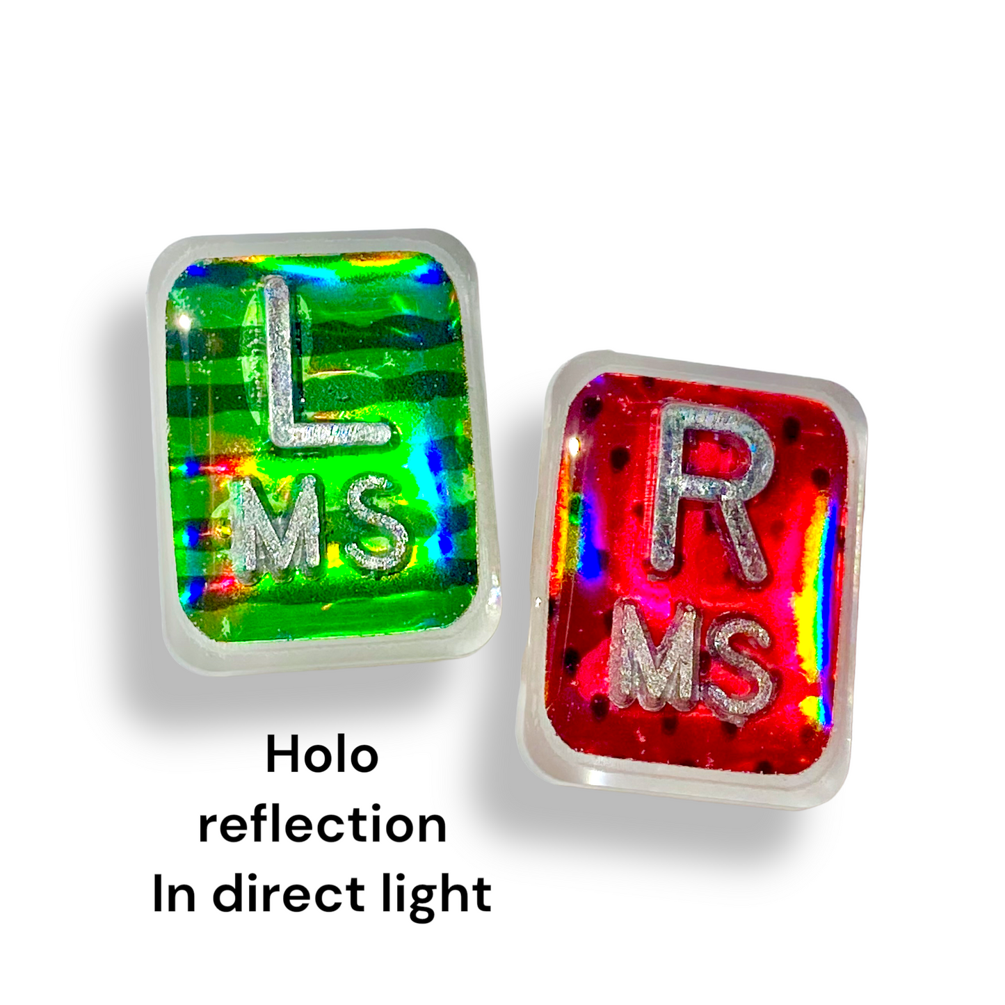 Watermelon Holographic Xray Markers Customized with Lead