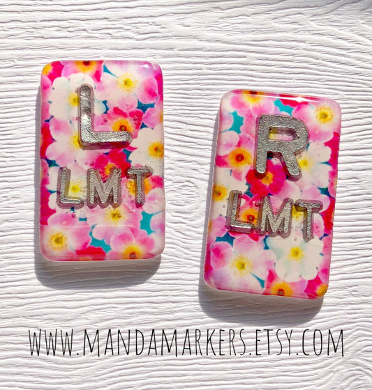 Xray Markers Pink Floral