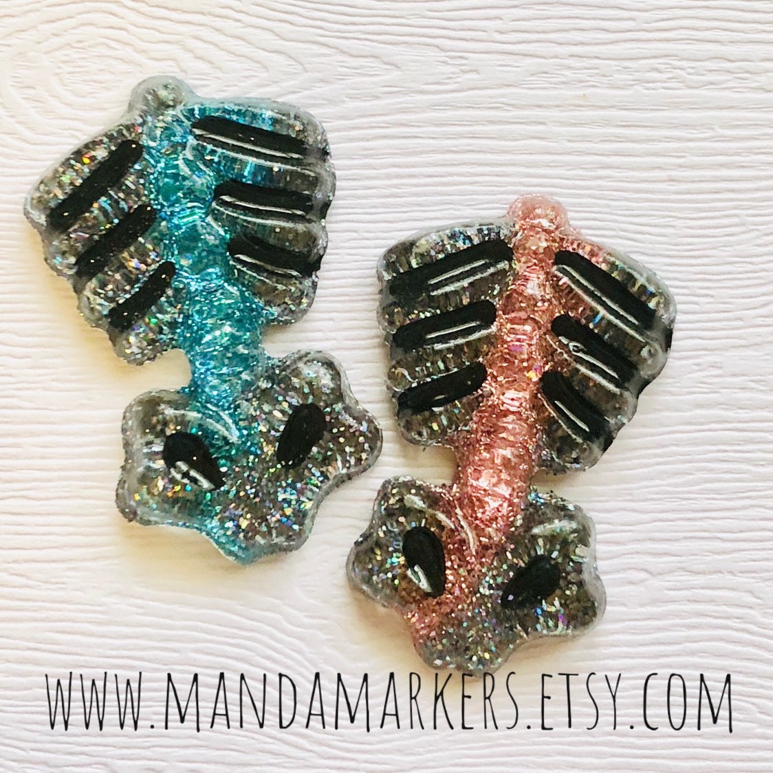Ombre Torso Xray Markers Customized with 2-3 Lead Initials