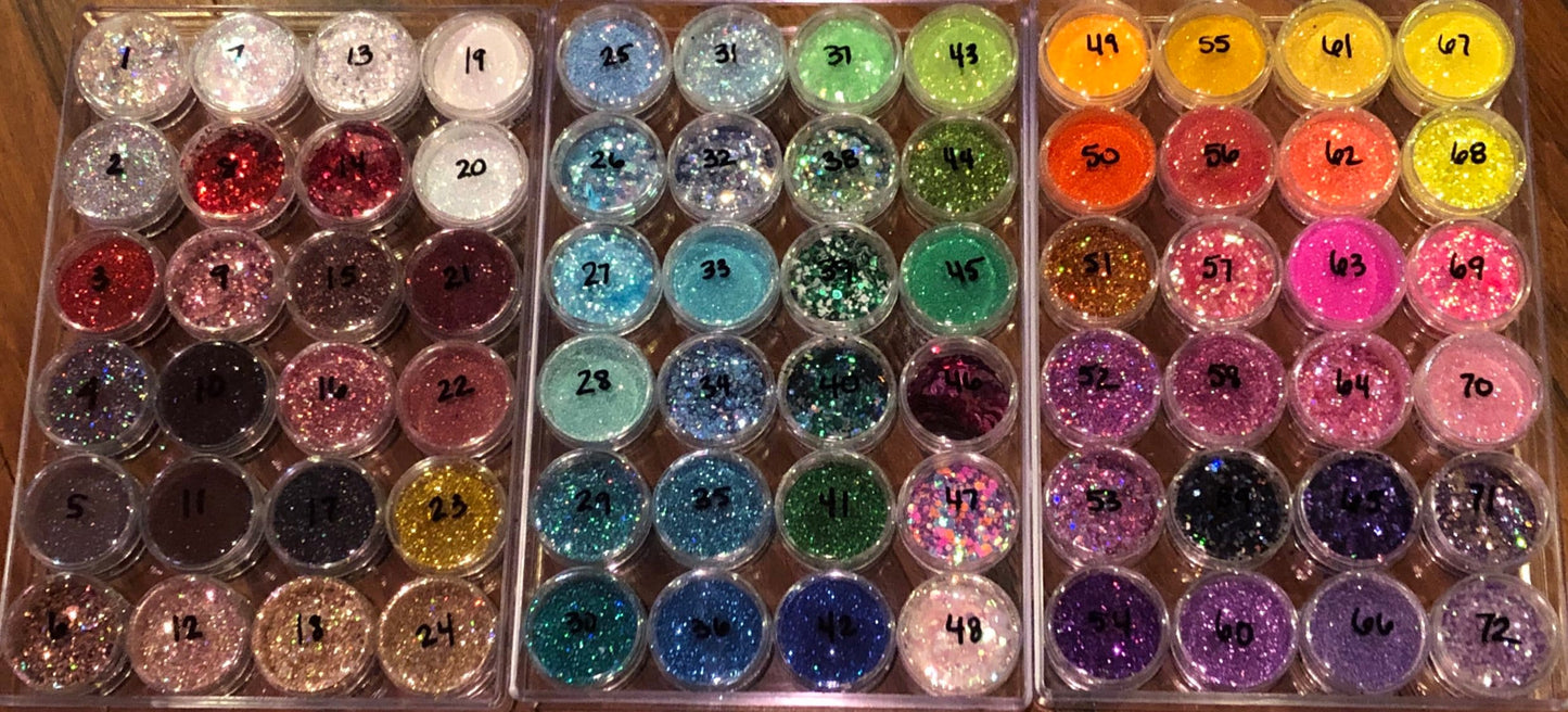 Glitter Xray Markers BB Position Bead Customized with 2-3 initials