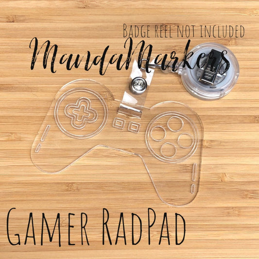 Etched Gamer RadPad to Hold Xray Markers