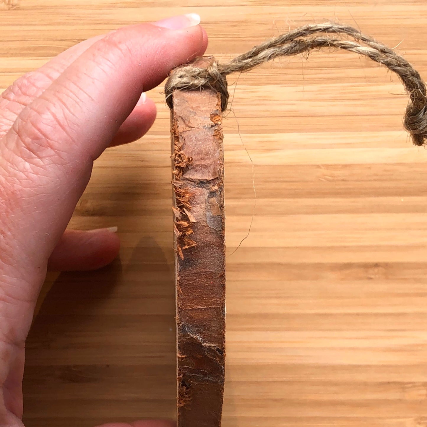 Wooden Slice Never Lie to an Xray Tech Christmas Ornament