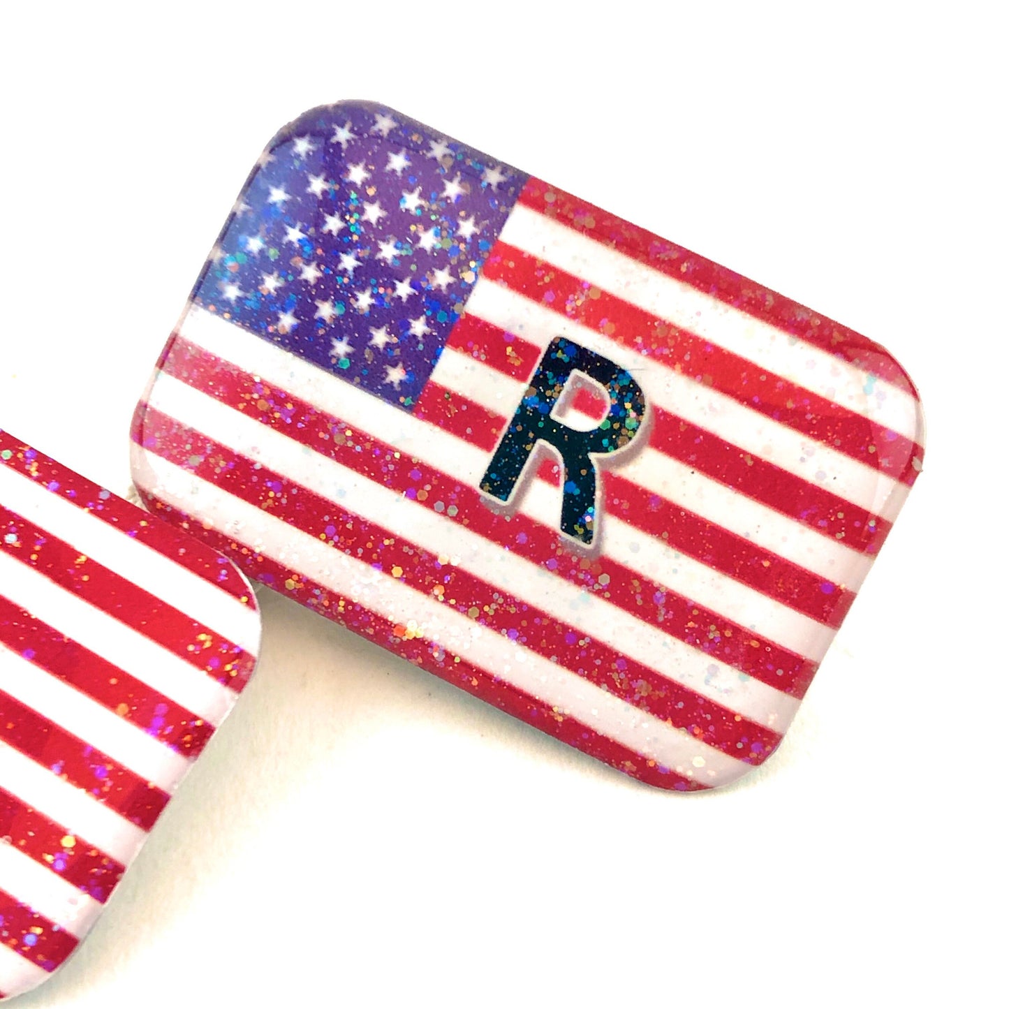 American Flag Xray Markers Customized with Initials