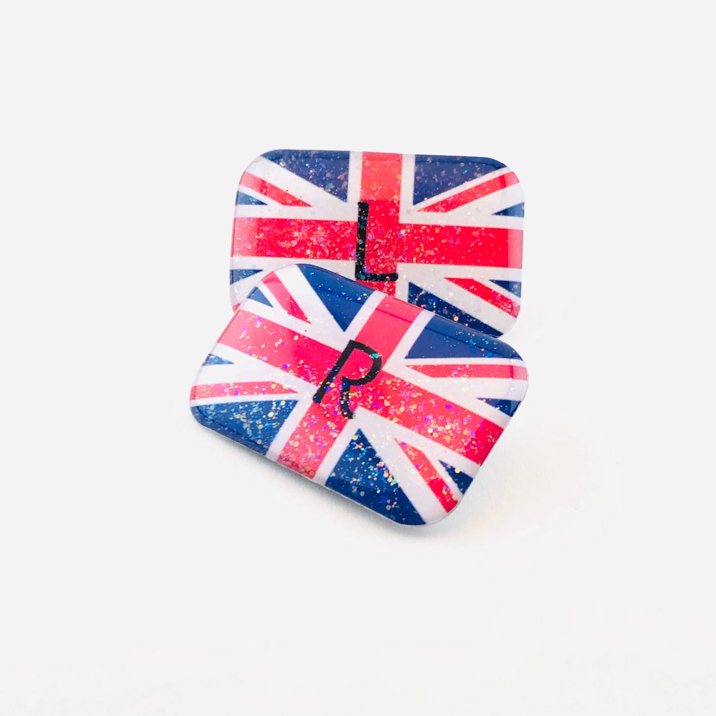 British Flag Xray Markers Customized with Initials