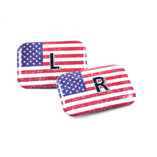 American Flag Xray Markers Customized with Initials