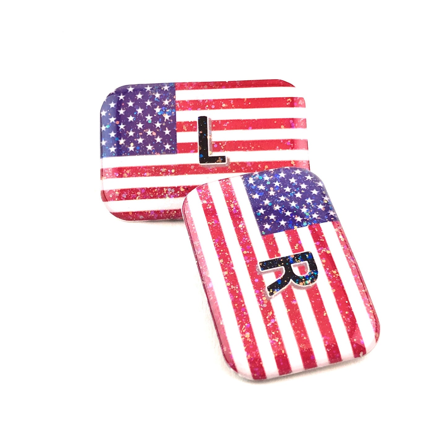American Flag Xray Markers Customized with Initials