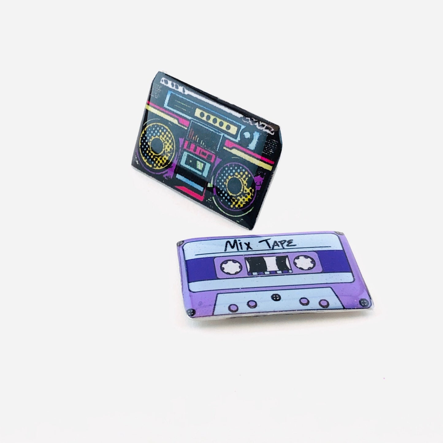 Mixed Tape and Stereo Box Xray Markers Customized with Initials