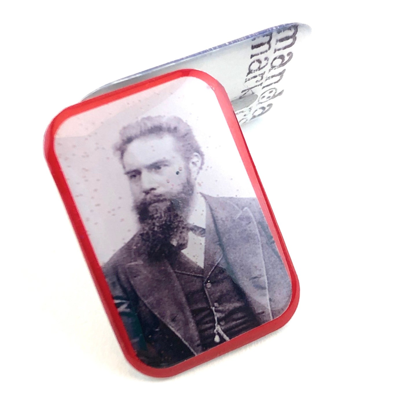 Wilhelm Rontgen Xray Markers with Thin Blue and Red Borders Customized with Initials