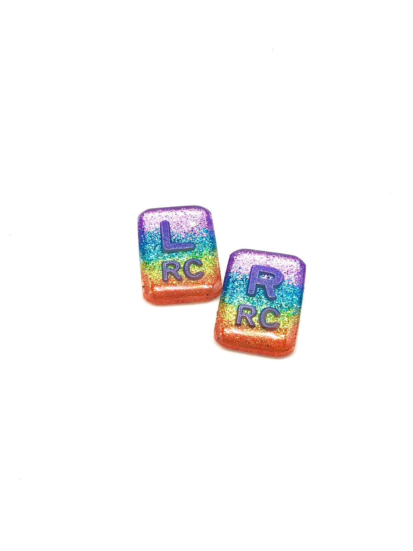 Florida Sunset Ombre Xray Markers Rectangle Customized with Initials