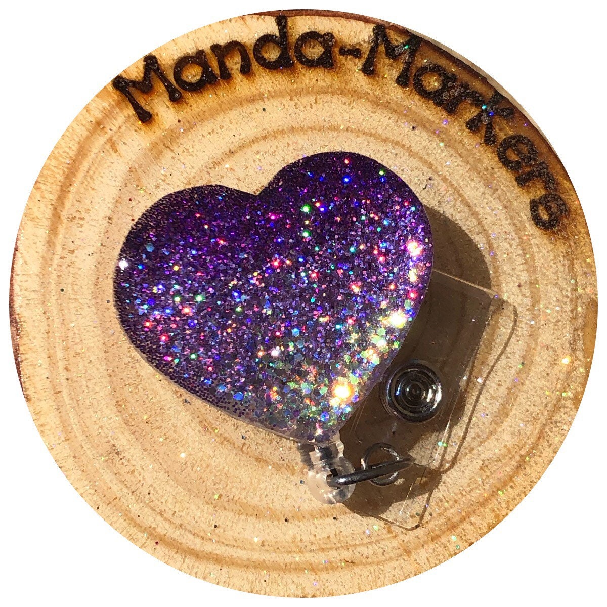 Ombre Badge Reel Purple Haze