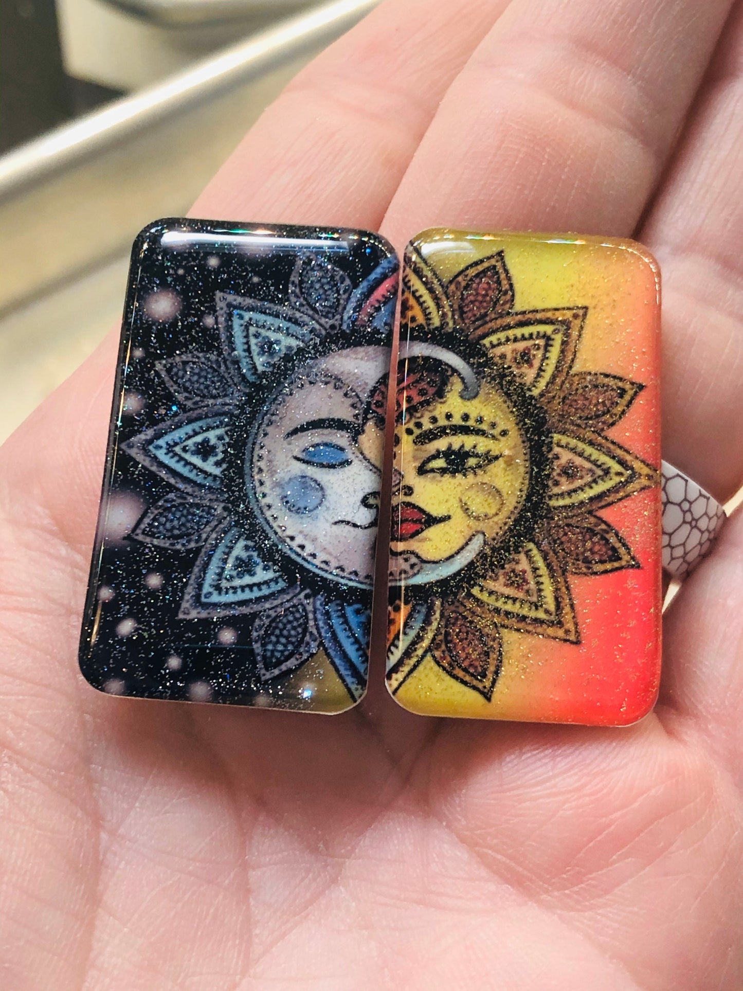 Sun and Moon Xray Markers Customized with Initials