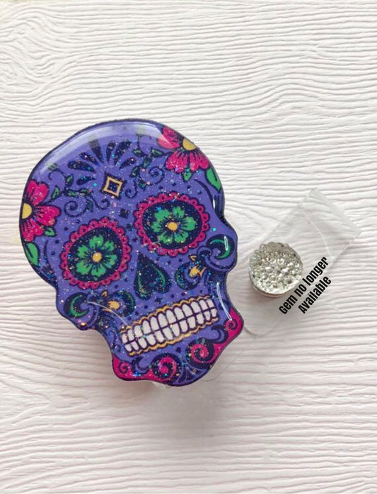 Sugar Skull Badge Reel