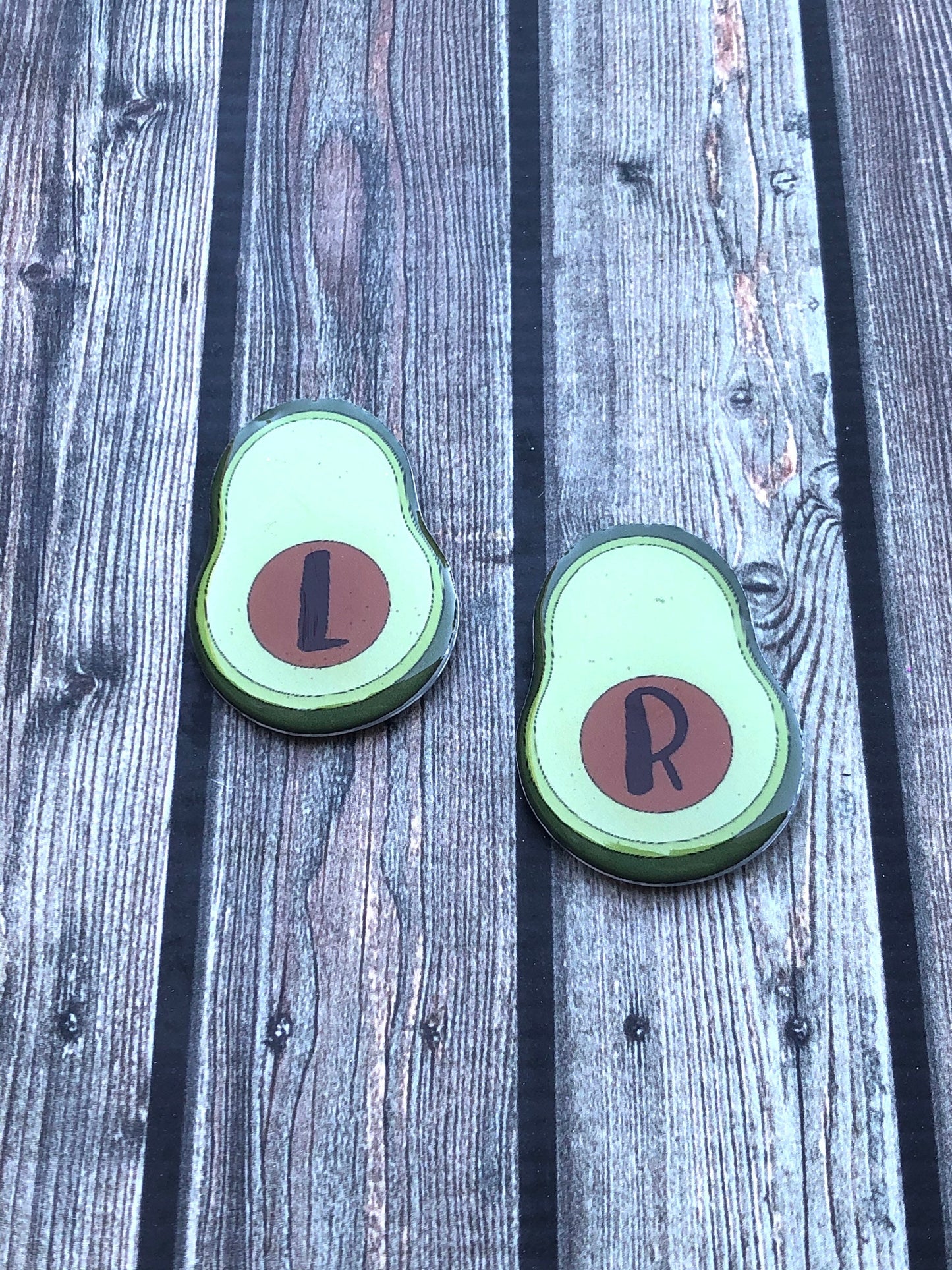 Xray Markers Avocado Customized with Lead Initials