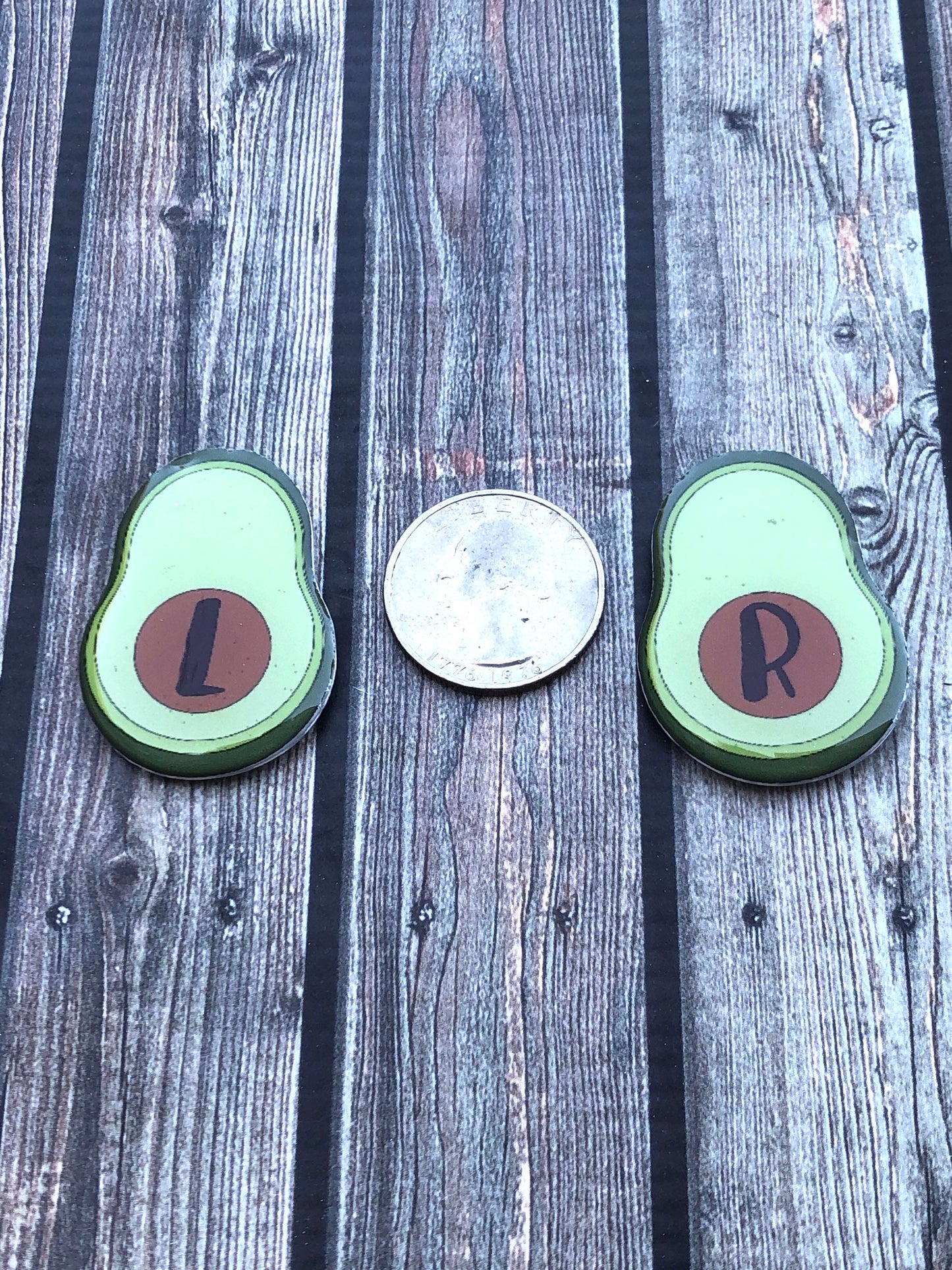 Xray Markers Avocado Customized with Lead Initials