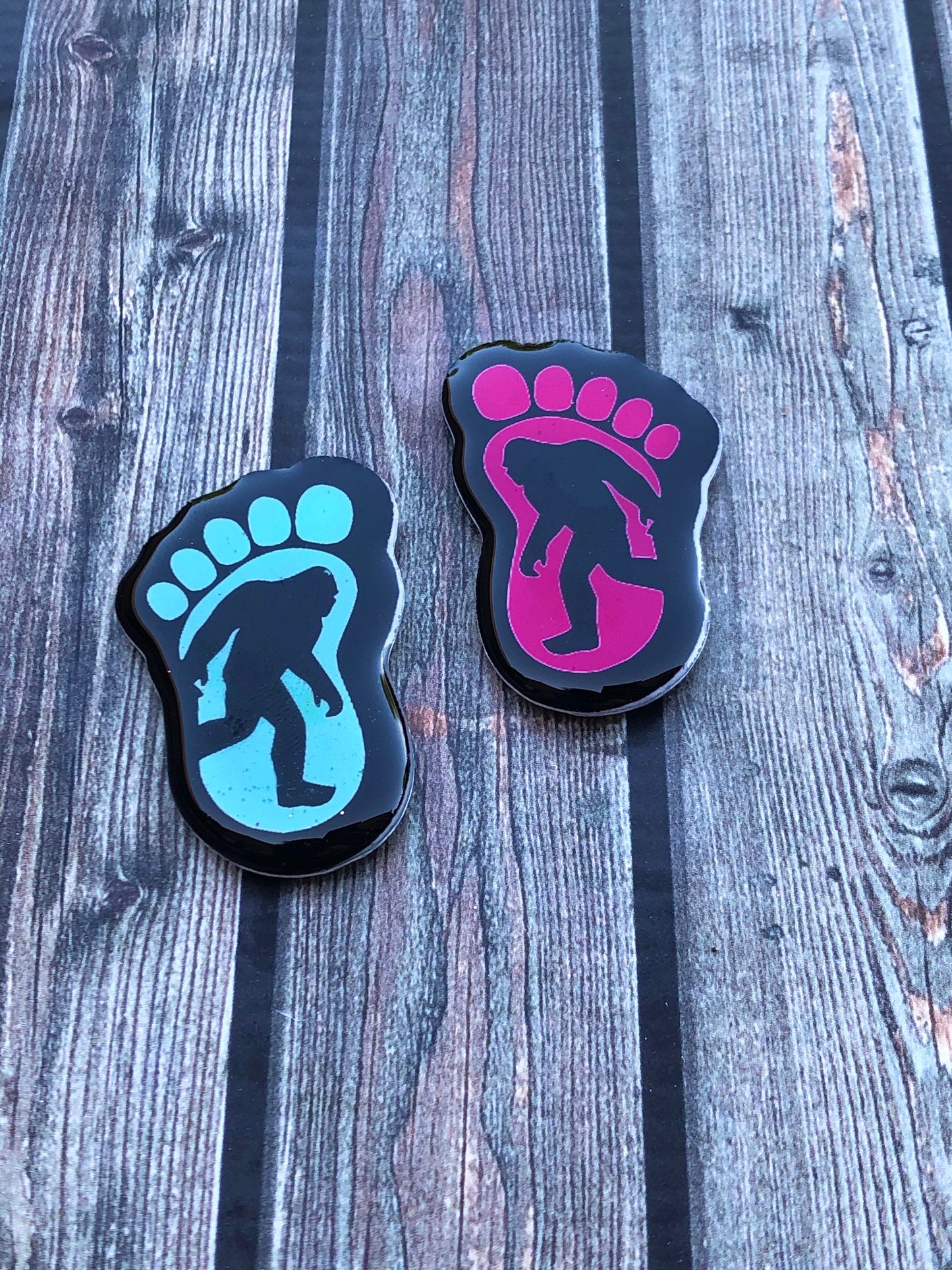 Bigfoot Sasquatch Xray Markers Customized with Initials